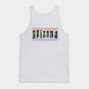 LGBTQ PATTERN AMERICA ARIZONA Tank Top